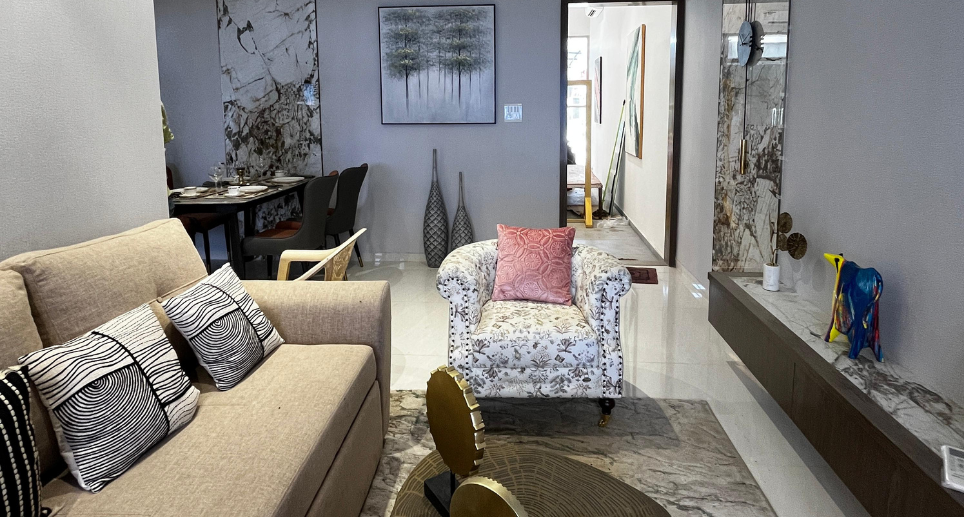 Reception and lobby area