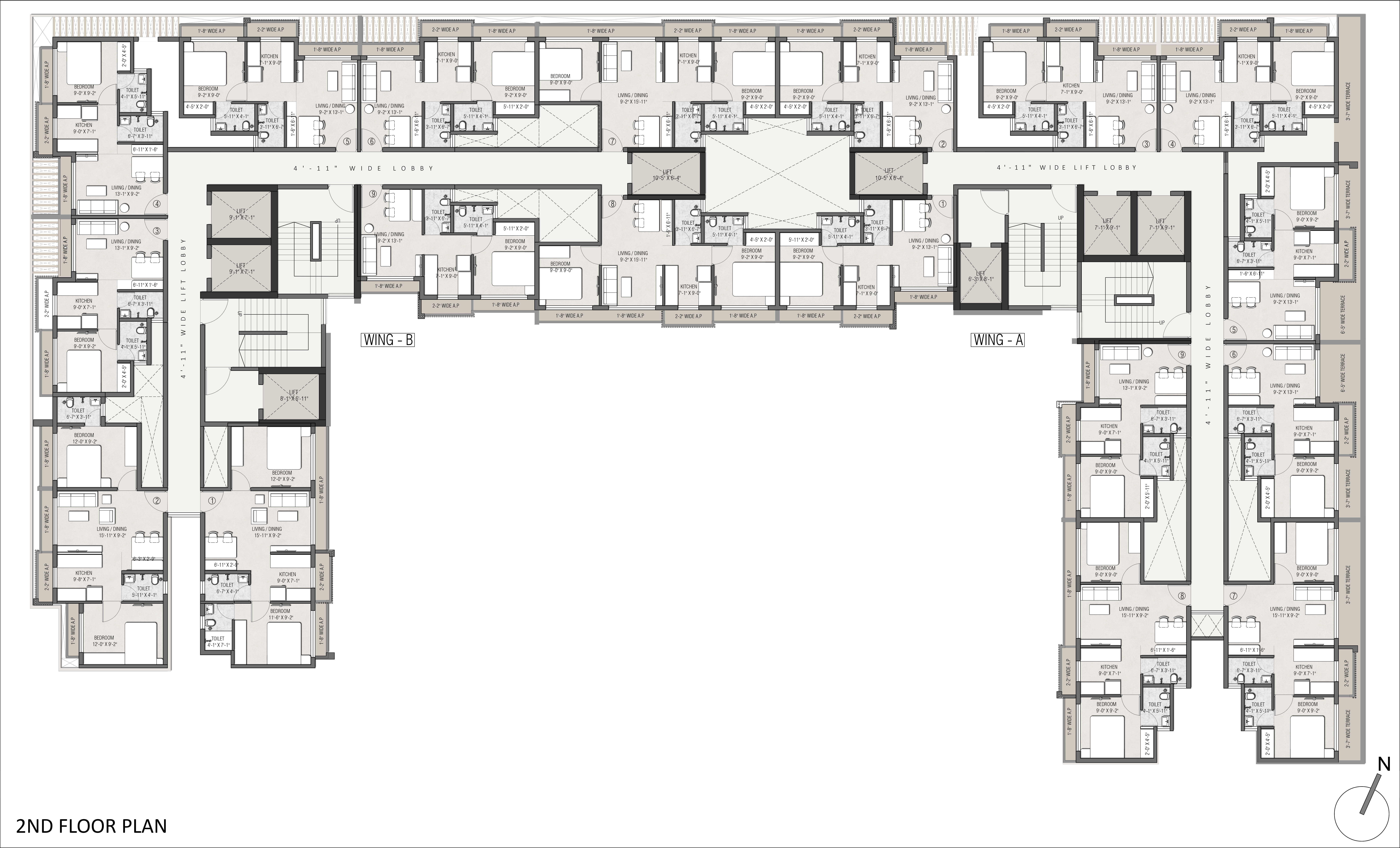 Nakshatra Aazstha - Ground Floor Plan
