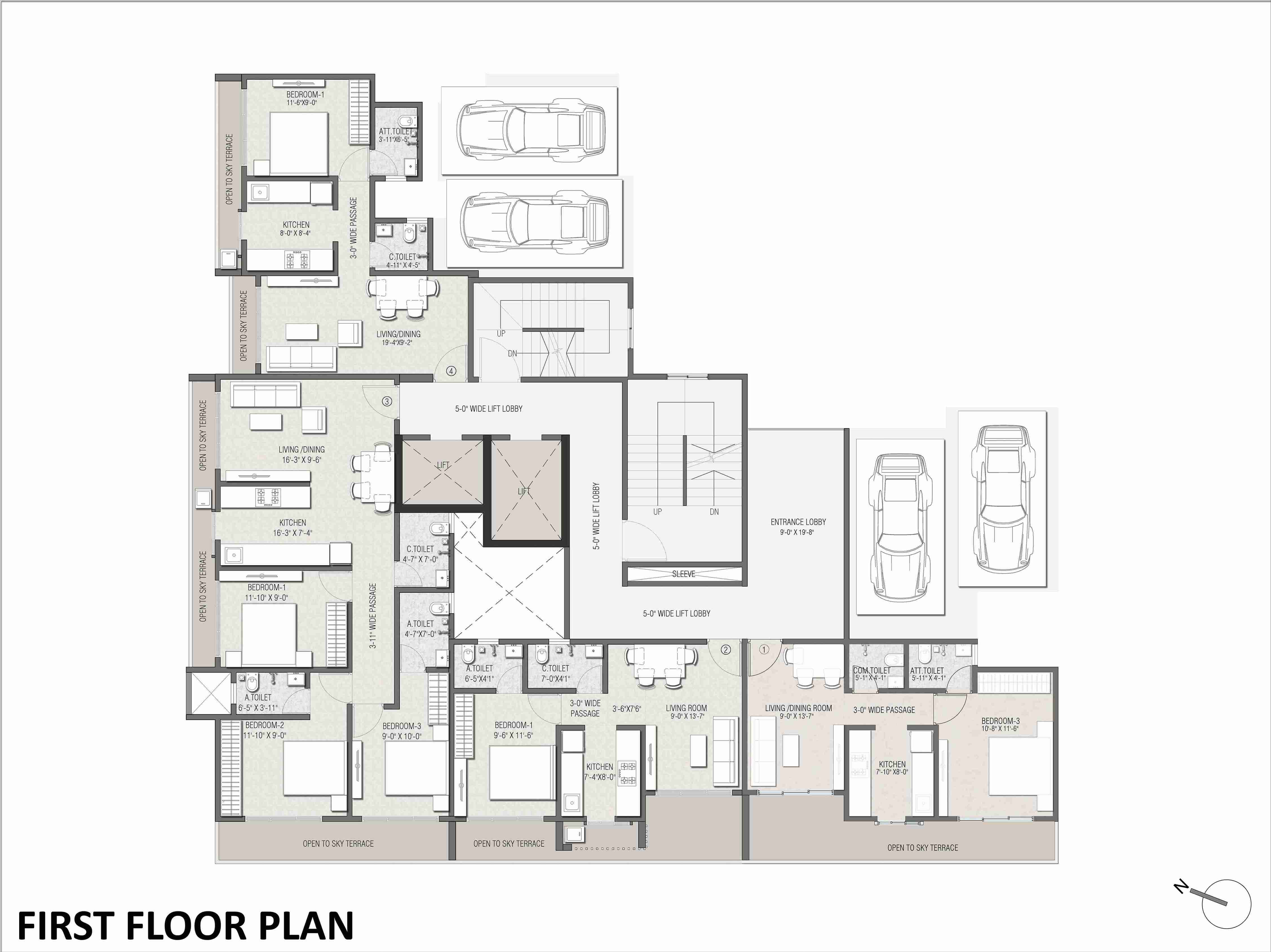 Floor Plan 1 - Nakshatra Veda