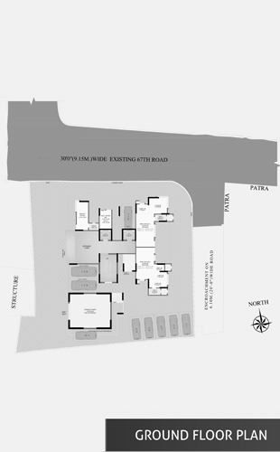 Radhe Shyam Heights Ground Floor Plan