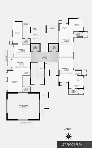 Radhe Shyam Heights Typical Floor Plan